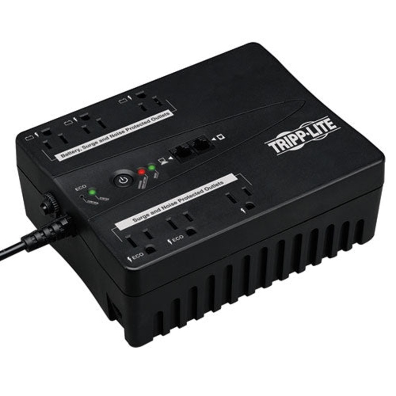 ECO350UPS - UPS 350VA 180W 6 SURGE O/LET 6FT PHONE/DATA PROTECT 12MIN BACKUP