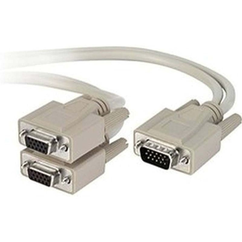 F3G006-01 - VGA EXT CABLE DBHD15M/HD15FX2 BEIGE 1FT