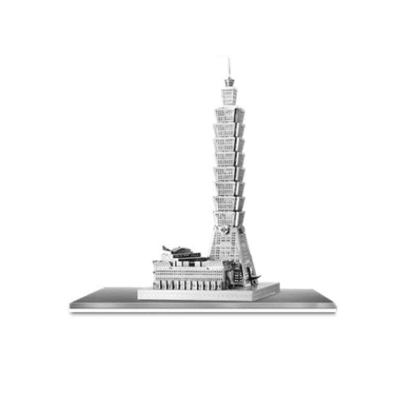 ICX007 - TAIPEI 101 TWO SHEET 3D METAL MODEL KIT