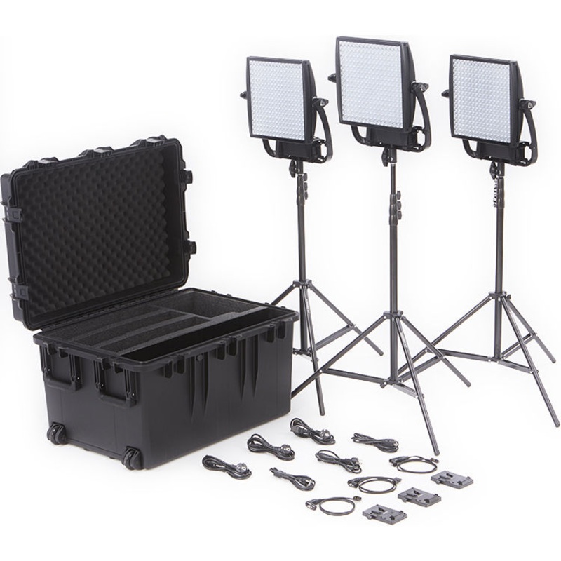 Litepanels Astra 6X Bi-Colour Traveler Trio V-Mount Kit Litepanels