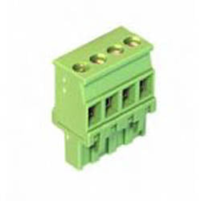 13-2504 - TERM BLOCK 4P FEM PLUG 5.08MM 22-12AWG 15A/300V 12MM WIDE