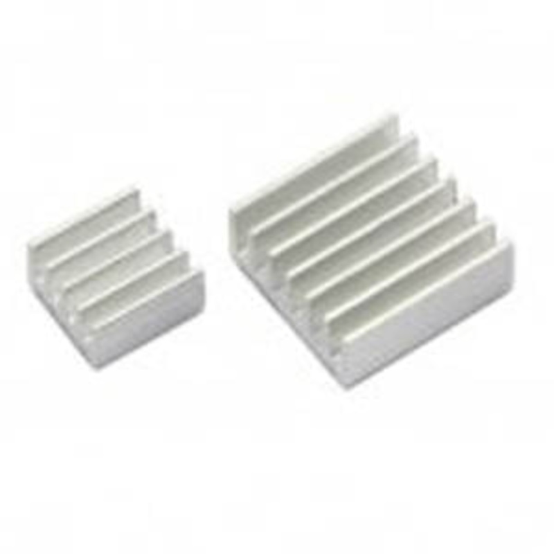 1760-PRT-9981138 - RASPBERRY PI 3/4 HEATSINK KIT 9X9X5MM AND 13X12X5MM 2PCS/KT