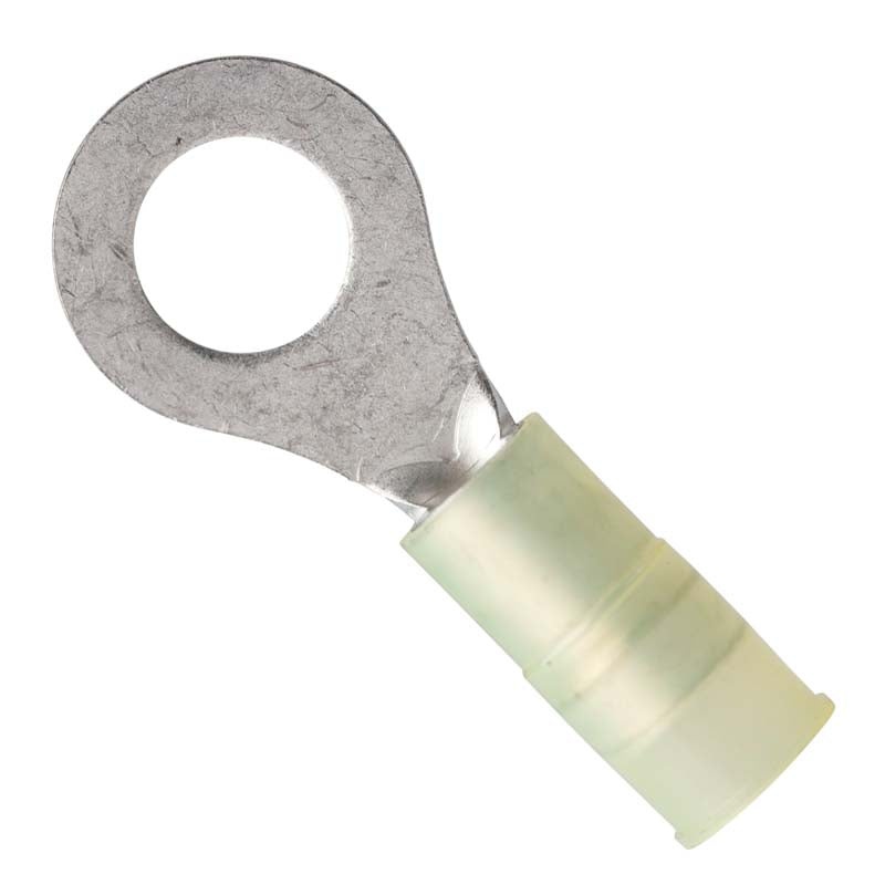 230225 - RING TERM YEL 5/16IN 12-10AWG NY ID-7.9MM OD-15MM DOUBLE CRIMP (4 pcs/pkg)