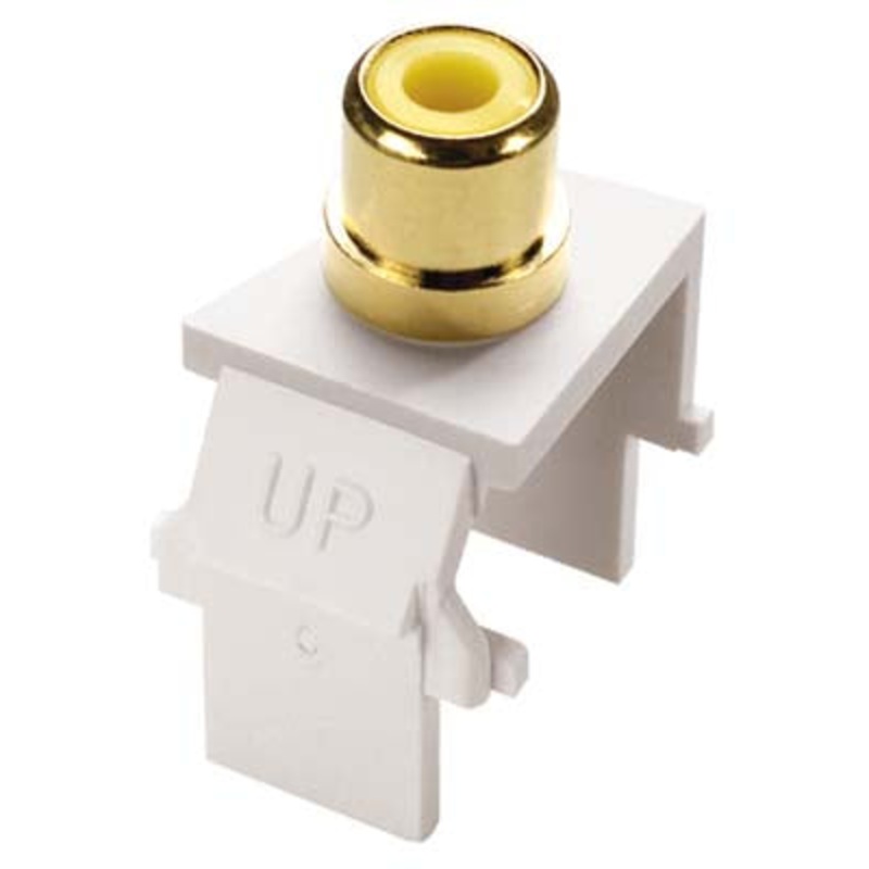 278-2075 - KEYSTONE JACK RCA YEL SOL
