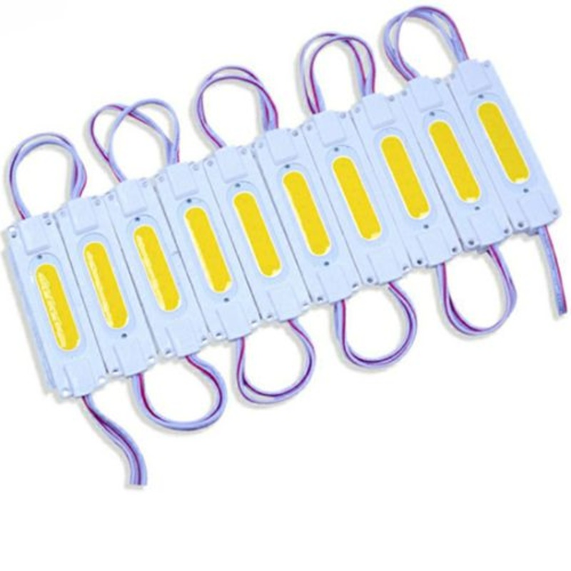 7019-COB-12V-WHITE-X20 - LED 3XCOB 12V MODULE WHITE 6500K ip65 waterproof 2w cob led (20 pcs/pkg)