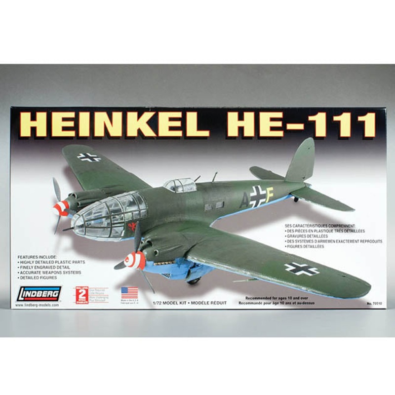 70510 - HEINKEL HE-111 1/72 SCALE MODEL KIT