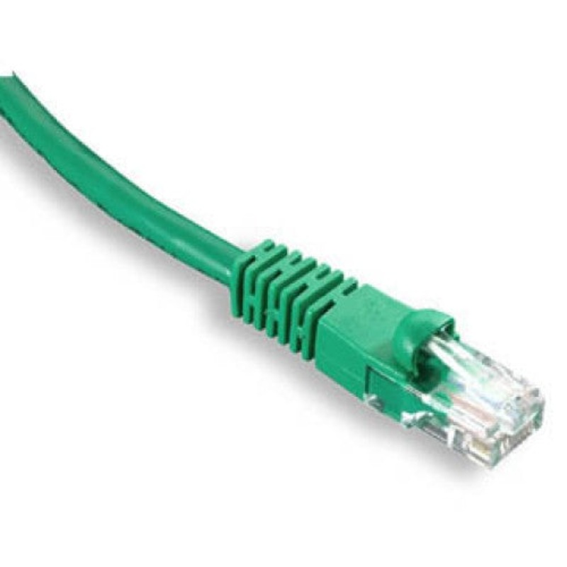 PC-010GN - PATCH CORD CAT5E GRN 10FT SNAGLESS BOOT