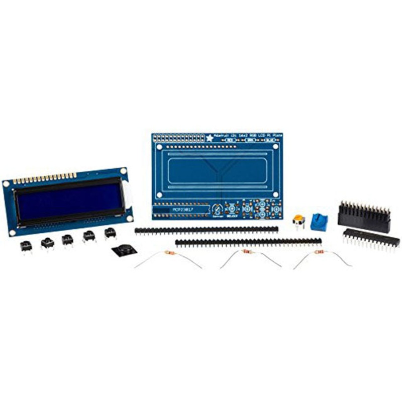 1115 - LCD DISPLAY 16X2 + KEYPAD KIT FOR RASPBERRY PI