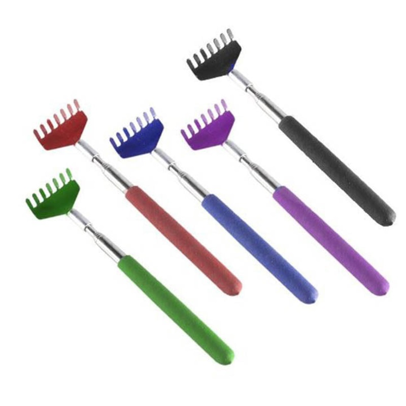 BS-68 - BACK SCRATCHER EXTENDABLE 6-22IN ASSORTED COLORS