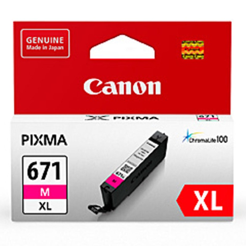 Canon CLI671XLM Ink Cartridge High Yield 680 Pages - Magenta