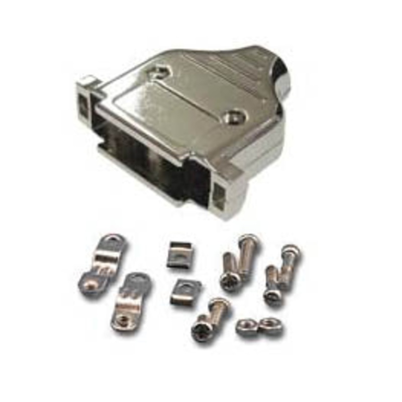 HB251M - DB25 HOOD 2PC METAL W/HDWR