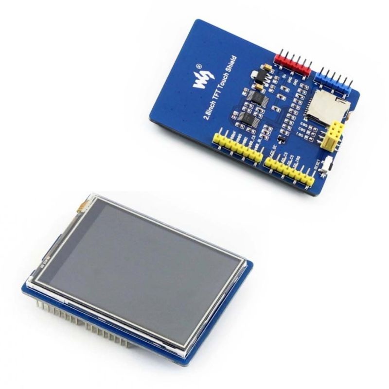 10684 - TFT SHIELD 2.8IN COLOR W/MICROSD SLOT COMPATIBLE WITH ARDUINO