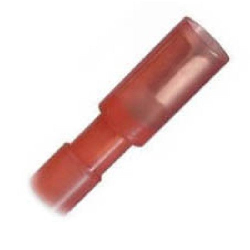 318803 - BULLET FEM RED 0.157IN 22-18AWG 4MM FULLY INSU. HEAT SHRINK (3 pcs/pkg)