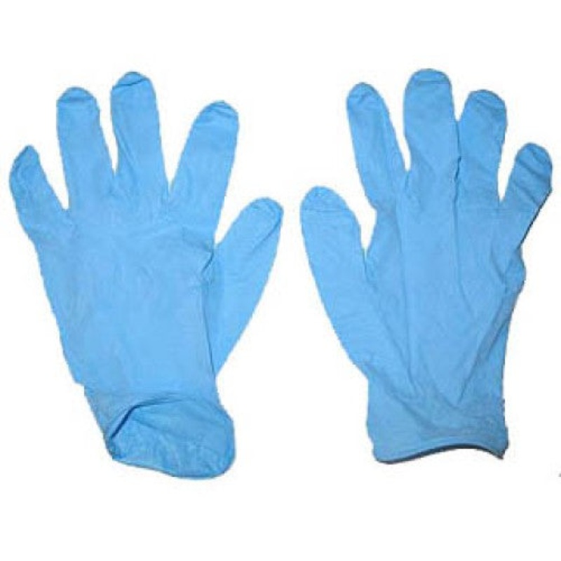 400490-MEDIUM - GLOVES NITRILE DISPOSABLE BLUE POWDER FREE NON-STERILE (100 pcs/pkg)