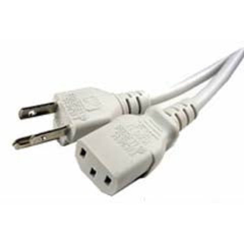 81-20-1378 - INST CORD 3/18 7FT RND GREY SVT 60C PLUG 5-15P TO FEM C13