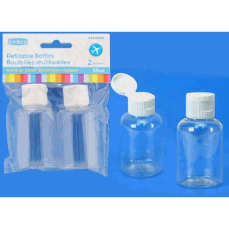 82454 - TRAVEL BOTTLES 50ML (2 pcs/pkg)