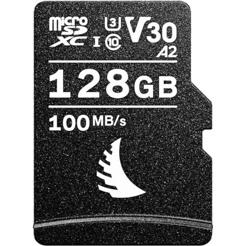 Angelbird AV PRO 128GB microSDXC UHS-I 100MB/s Memory Card with SD Adapter - V30