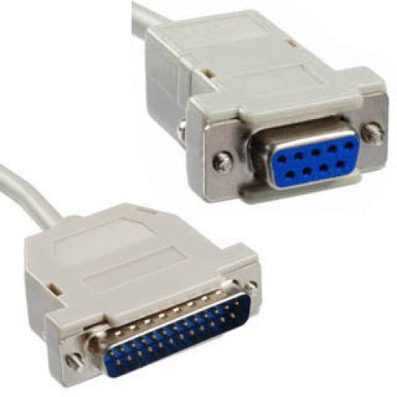 CMAT06 - AT MODEM CABLE DB9F/25M 6FT 1 - 8 | 5 - 7 |