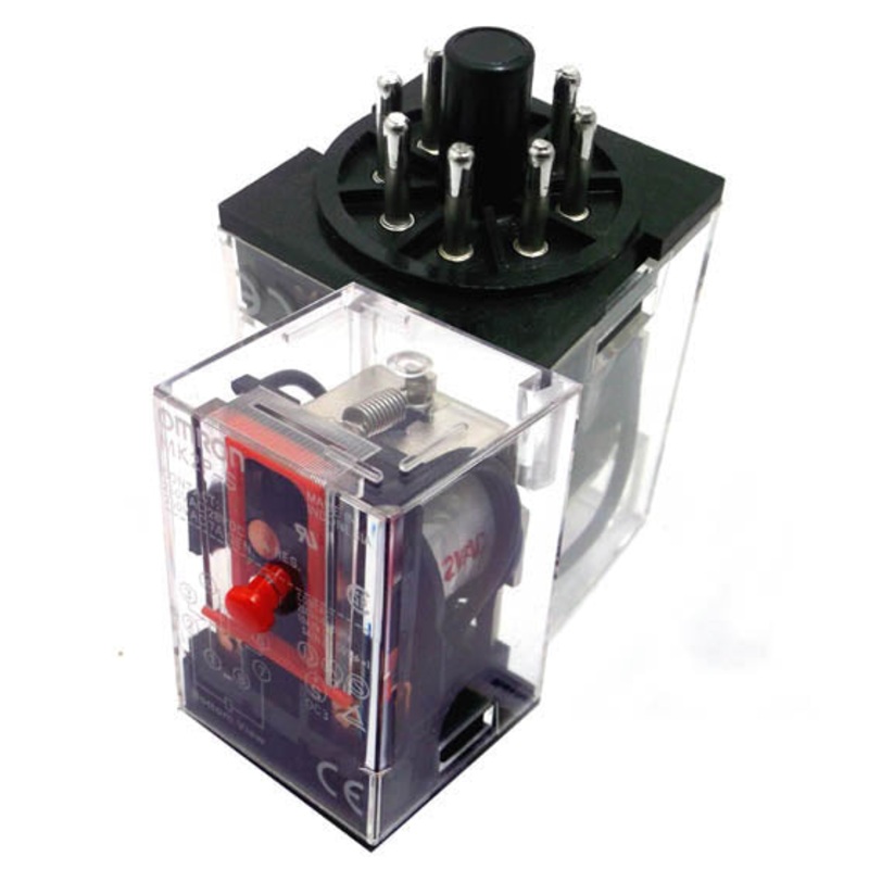 MK2P-S-AC12 - RELAY AC 12V 2P2T 10A 8P ROUND 10A/250VAC/28VDC