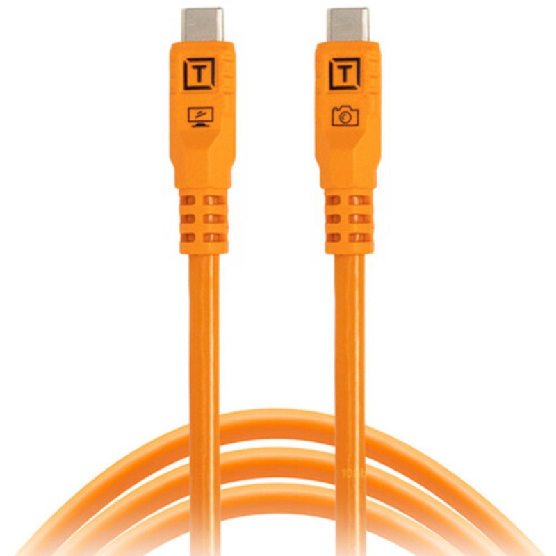 Tether Tools TetherPro Optima 10G USB-C 1.8m Straight to Straight - Orange