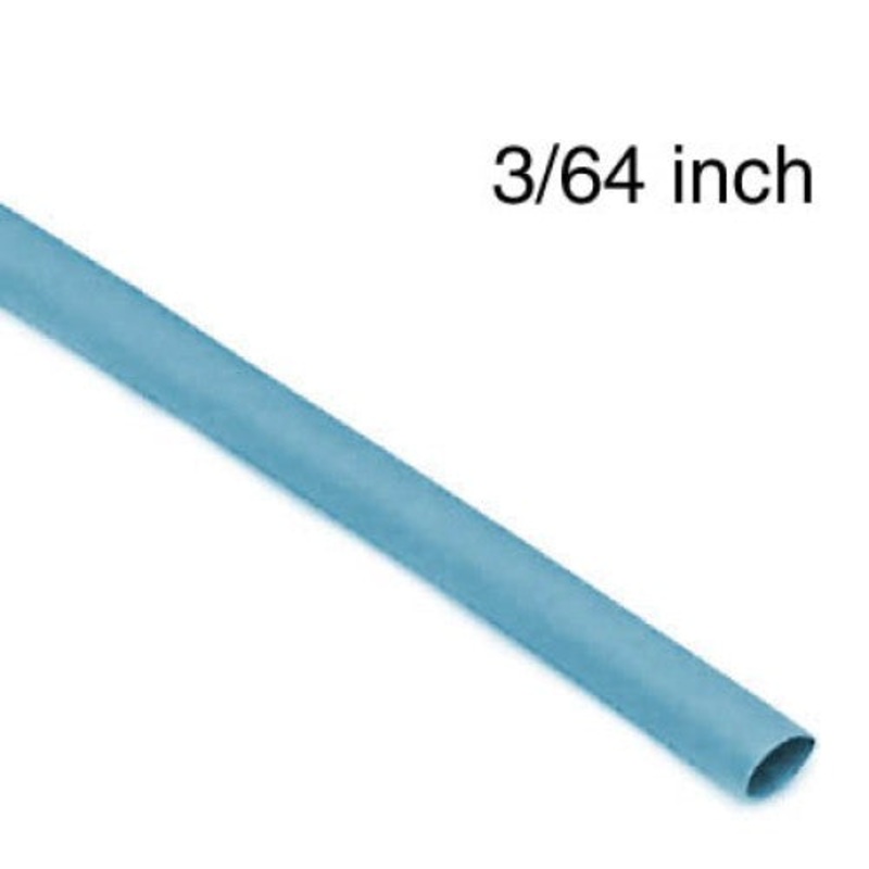 WYA-105D-5 - TUBING HST 3/64INX4FT SW BLU 2:1 (5 pcs/pkg)