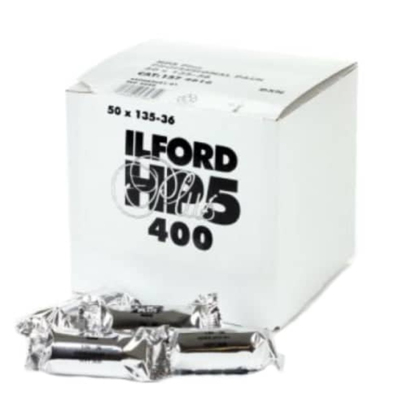 Ilford HP5 Plus ISO 400 35MM 24 Exposure PP50 "Pro Pack" Black & White Film