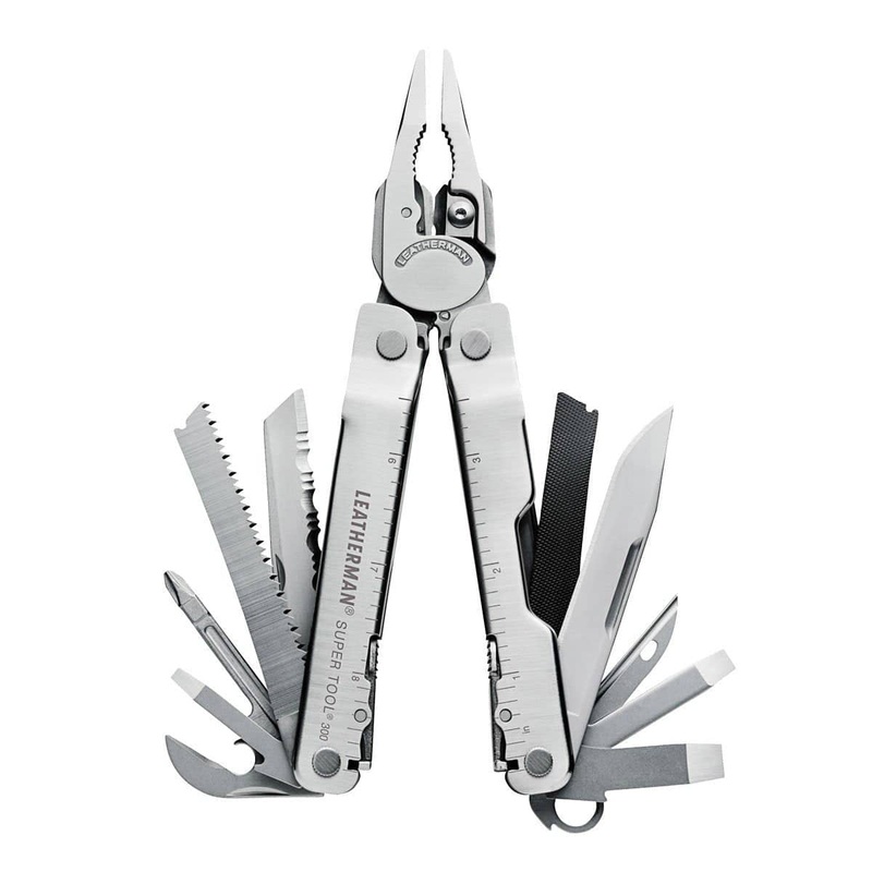 Leatherman Supertool 300 Heavy Duty Multi-Tool 420HC S/S Blades w/Nylon Button Sheath - Box
