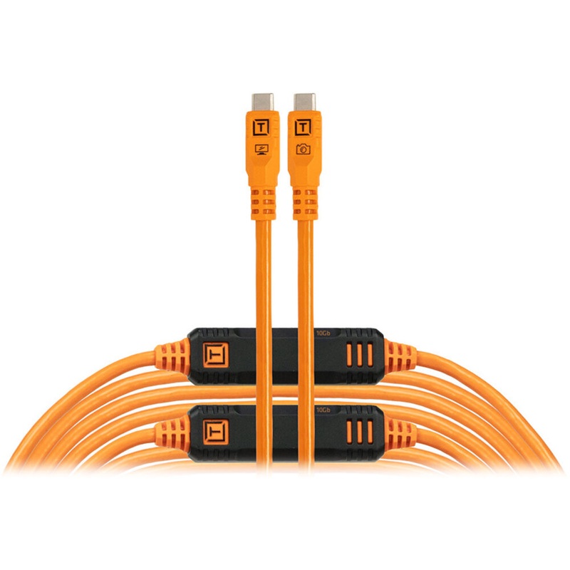 Tether Tools TetherPro Optima 10G USB-C 9.4m Straight to Straight - Orange