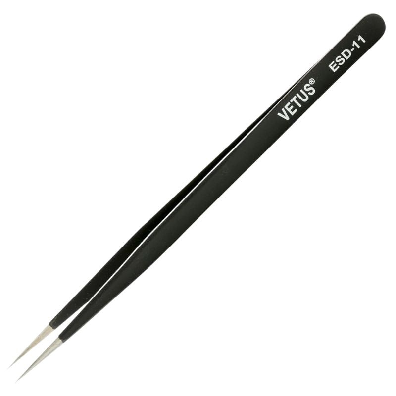 TOOTW-060611 - TWEEZER METAL 5.6IN STRAIGHT STD TIP ST-11 ANTISTATIC SAFE
