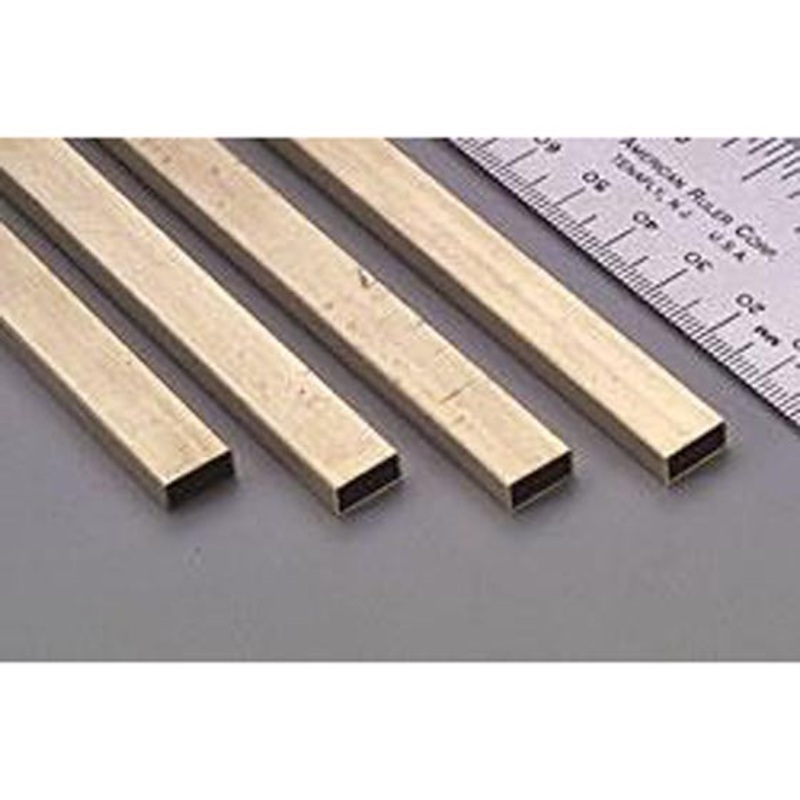264 - RECTANGLE BRASS TUBE 1/8X1/4IN X12IN