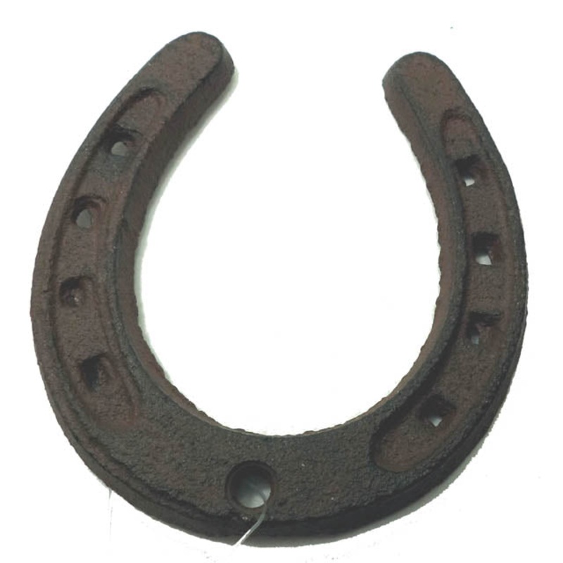 51.606 - HORSE SHOE CAST IRON 8.8X10X.6CM SMALL