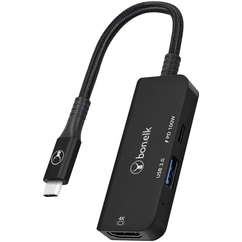 Bonelk Long-Life 3in1 Multiport Hub Black