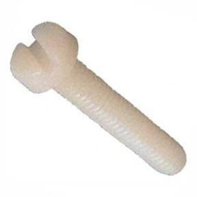 KKK-1756A-6 - SCREW NYLON 8-32X1IN SLOTTED (6 pcs/pkg)