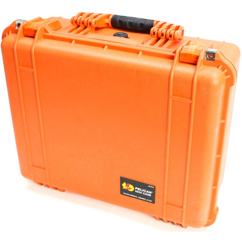 Pelican Case 1550 No Foam Orange