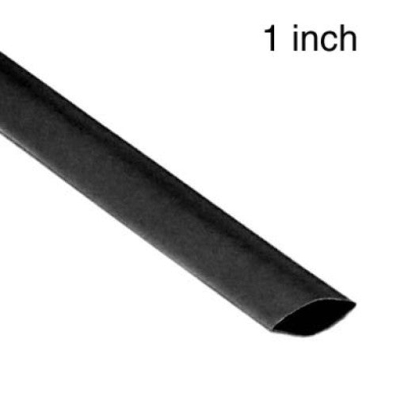 WYD-317-50 - TUBING HST 1IN SW BLACK T/R 50ft/roll