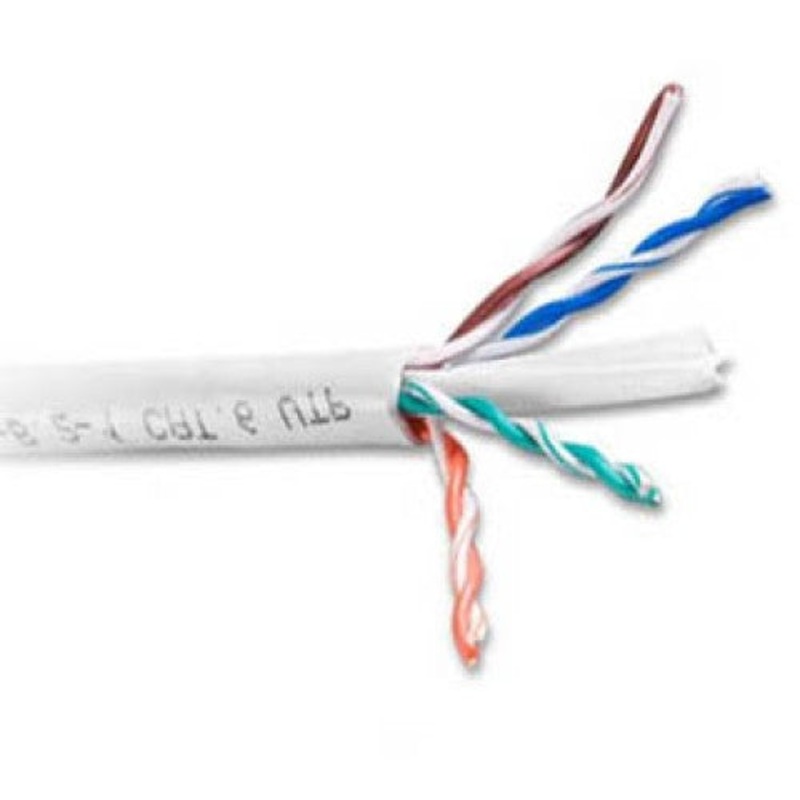 5853 - CABLE CAT5E FT4 SOL WHT 1000FT UTP 4P/24AWG