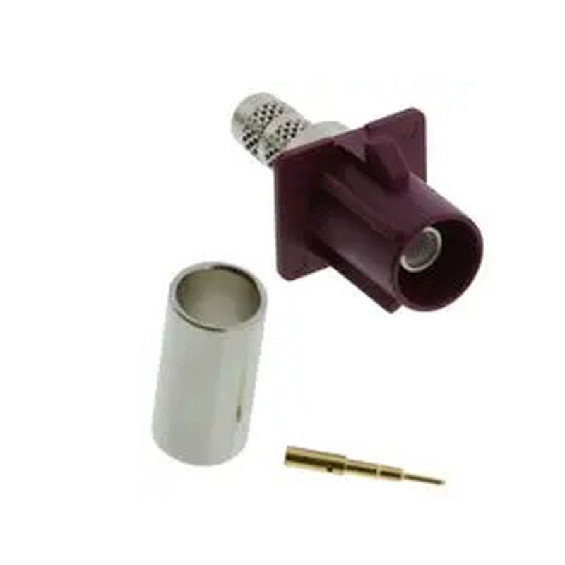FA1-NDSP-C04-1 - SMB PLUG CRIMP RG58 PURPLE