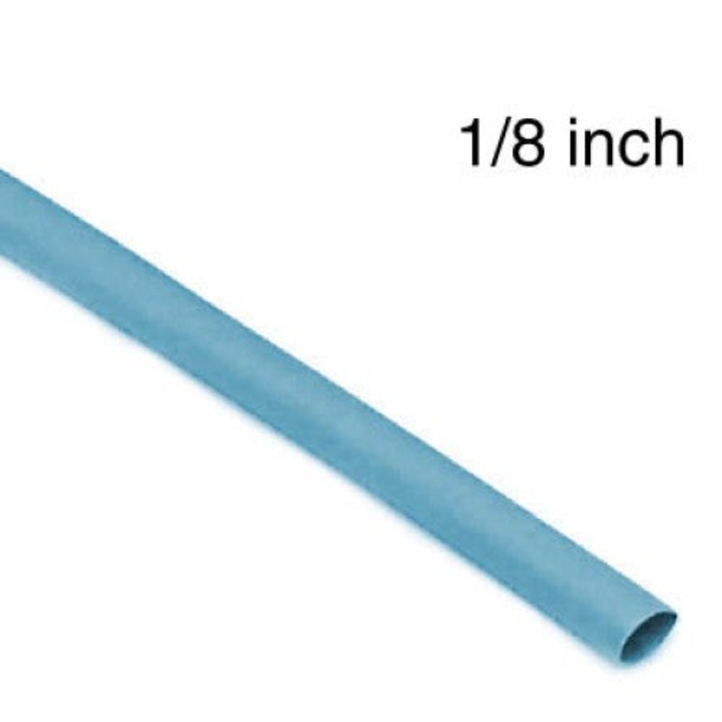WYA-177D - TUBING HST 1/8INX4FT SW BLU 2:1 600V 125C