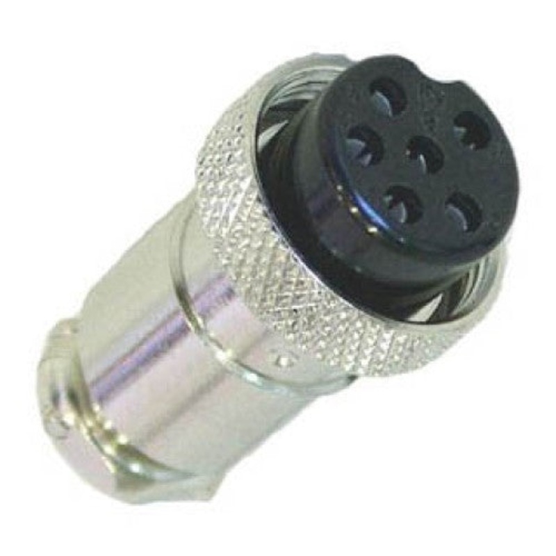 25-726-1 - MICROPHONE 6F INLINE PLUG METAL