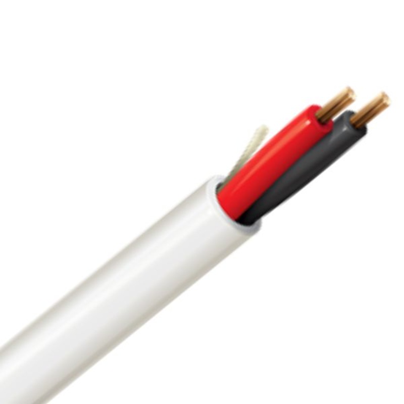 6200UE-877-1000FT - CABLE 2C 16AWG STR UNSH 1000FT CMP WHITE SECURITY AND AUDIO CABLE
