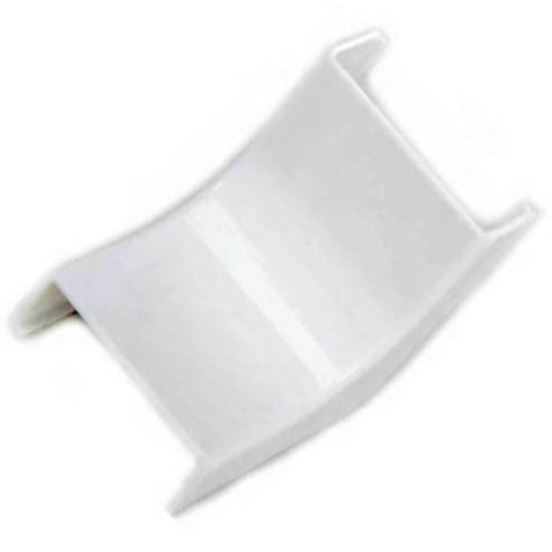 7309 - RACEWAY INSIDE ELBOW 1.25IN FLAT WHT FOR KFJ-4259