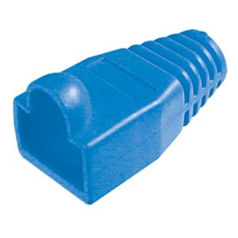 BOOTBL - BOOT STRAIN RELIEF RJ45 BLUE (5 pcs/pkg)