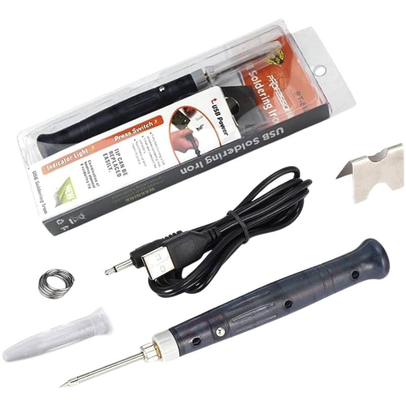 BT-8U - SOLDERING IRON USB PORTABLE 5W 380-400 DEG C