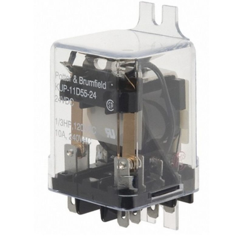 KUP11D55-24V - RELAY DC 24V 2P2T 10A 8P QT SKT 10A/120VAC