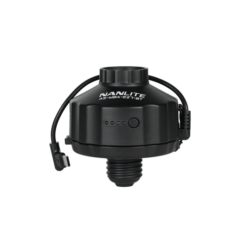 Nanlite AS-MBA-E27-BT Magnetic Base and Battery for PavoBulb