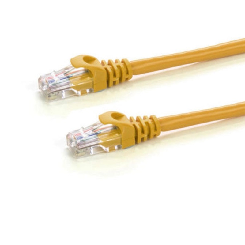 PC-6004Y - PATCH CORD CAT6 YEL 4FT snagless boot