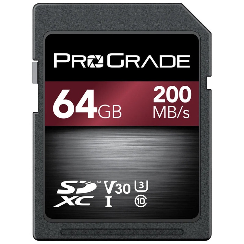 ProGrade Digital Strontium 64GB SDXC UHS-I 200MB/s Memory Card - V30