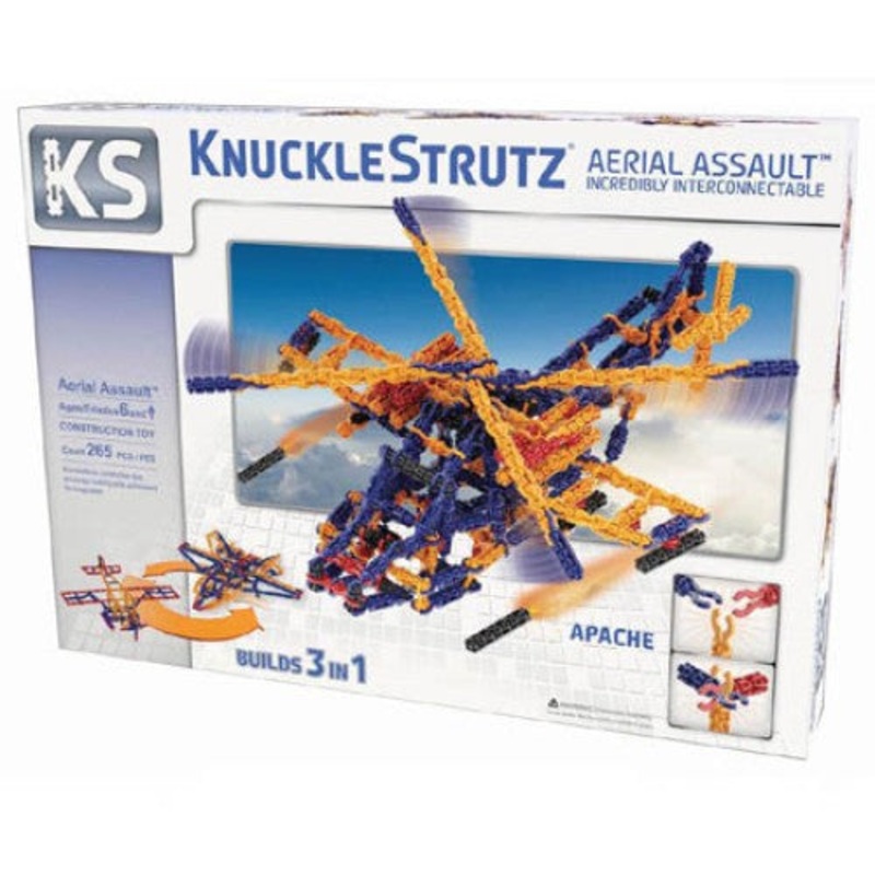 774850 - KS AERIAL ASSUALT SET 265PCS/SET BUILDS 3 IN 1 MODELS