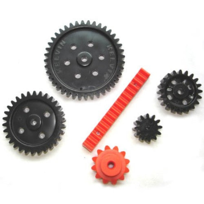 870150 - GEAR ASSORTED PACK 1 BEVEL GEAR 1 GEAR RACK 1 SET OF 4 GEARS