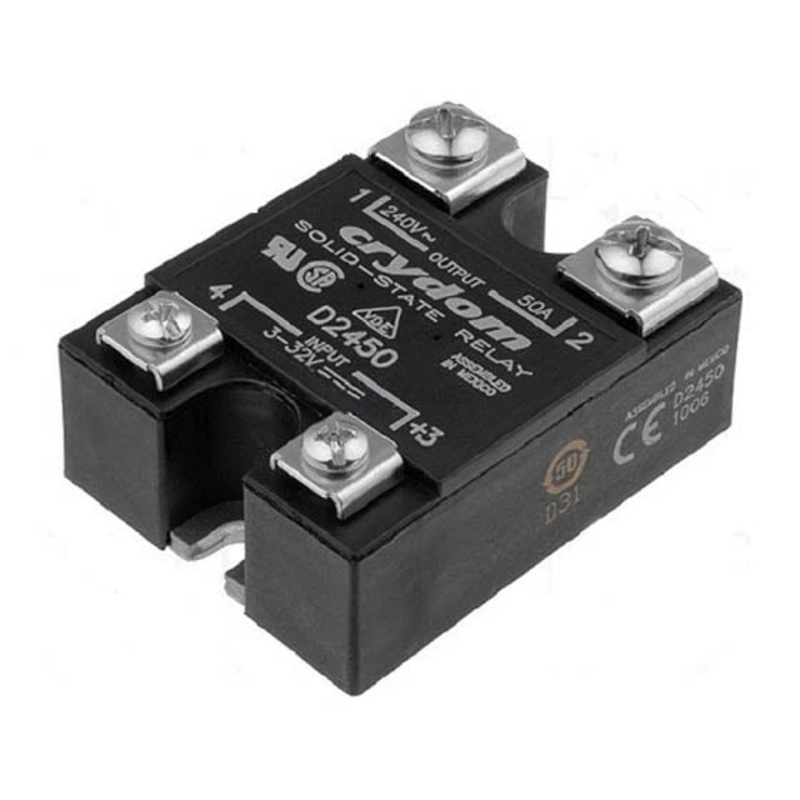 D2450 - RELAY SSDC 3-32V 50A/240VAC SCREW